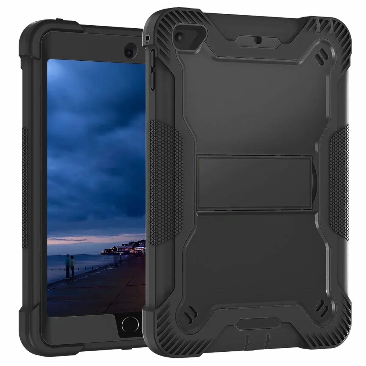 Defender Case Voor Apple Ipad Mini 4 5 7.9 Inch 4th Gen / 5th Gen Met Kickstand Heavy Duty Shockproof stand Tablet Cover