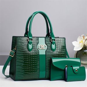 Conjunto de Bolsos de Mano de PU de Lujo 3 en 1 para Mujer - Product Image 6