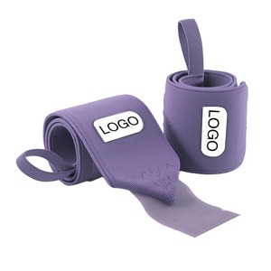 Sangles de poignet personnalisées avec logo pour la musculation, vente en gros, sangles de musculation pour la gym avec impression en silicone - Product Image 4
