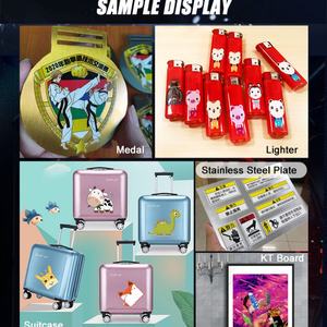 Imprimante UV haute vitesse 4060 format A2 avec deux têtes rotatives pour l'impression sur T-shirts, acrylique, métal, coques de téléphone, chaussures, stylos - Prix - Product Image 6