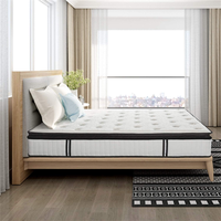 Queen King Size Gute Unterstützung Komfortable Memory-Schaum-Matratzen 12 Zoll Federkernmatratze Schlafzimmermöbel-Set in einer Box