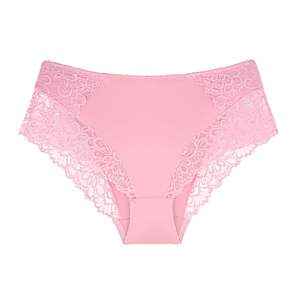 กางเกงชั้นในผู้หญิงแบบ OEM เซ็กซี่ ระบายอากาศได้ดี ไซส์ใหญ่ ป้องกันแบคทีเรีย ผ้าตาข่ายโปร่งใส ช่วงเป้าผ้าฝ้าย สำหรับผู้หญิง - Product Image 2