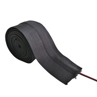 Direct usine : Bande élastique tissée en Spandex/Nylon, cordon de serrage intégré pour ceintures, sangles, sacs, chaussures et tissu sergé