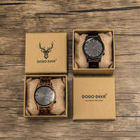 Montre-bracelet à quartz de mode antique pour hommes, logo personnalisable en bois d'ébène fait à la main, cadran 43mm, diamètre 20mm, pointeur de largeur de bande