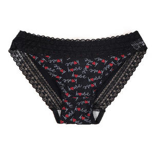 Bán Buôn Cộng Với Kích Thước Mềm Ren Sexy Dễ Thương Panty Nhật Bản Phong Cách OEM/ODM Thấp Tăng In Mô Hình Dệt Kim Dệt Phương Pháp - Product Image 3
