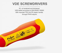 Jeu de tournevis isolés VDE 1000V, 7 pièces, IEC60900, CR-V, magnétique, pour électriciens, kit de tournevis, outils à main OEM ODM