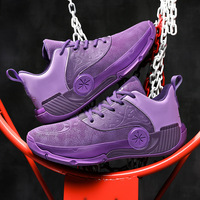 Chaussures de basketball Wades Way Spring 12 - Semelle intermédiaire en gel amortissant à rebond élevé - Baskets de terrain professionnelles légères et respirantes
