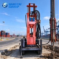 Machine de forage de puits d'eau sur chenilles propulsée par Changchai, équipement hydraulique diesel 200M pour les projets d'approvisionnement en eau et de forage des eaux souterraines
