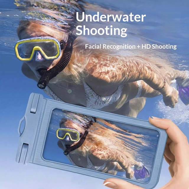 Wholesale Waterproof PVC Phone Pouch Diving Case Touchscreen-Compatible Universal Swimming Underwater Photography Transparent