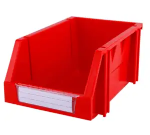 Warehouse Tool Hardware Solid Box Storage PP Stacking and Hanging Plastic Shelf Bin for Picking and Storage Part Bin