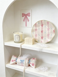 Juego de Vajilla Desechable DAMAI con Lazo Rosa, Platos, Vasos de Papel y Servilletas con Temática de San Valentín para 8 Personas, Decoraciones para Fiestas de Boda - Product Image 4