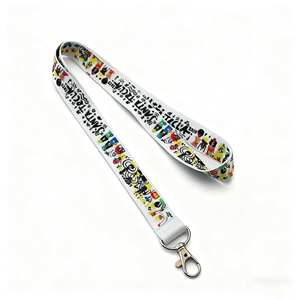 YUSEN1001 High Quality Full Color Design Durable <b>Polyester</b> Material Sublimation Smooth <b>Lanyard</b> for Offices Conferences - Product Image 2