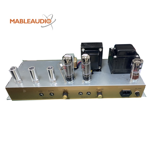 Mable Audio MAGT0038S JTM45 Handwired Point to Point Soldering Tube Guitar Amplifier Head 50W with EL34 Tubes NO Cabinet