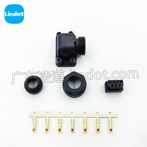 Conector Servo de Bajo Consumo <span class=keywords><strong>Wistron</strong></span> para Xinjie, Schneider, Huichuan, Eston, Hechuan, Codificación de Energía, Sin Aislamiento, Hecho en China - Product Image 5