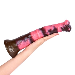 NNSX Long Horse Squirting Big Cock <b>Dildo</b> Penis With Sucker Sex Toy for Women Masturbator Gay Anal Adult - Product Image 3