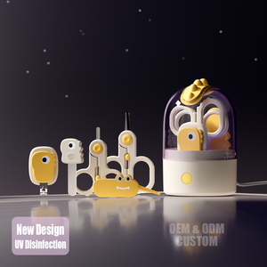 Set per la cura delle unghie in acciaio inossidabile forniture per unghie per neonati - Product Image 1