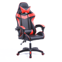 Chaise de jeu PC de luxe moderne inclinable avec repose-pieds, chaise de jeu de course pour gamer