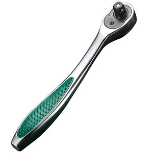 Industrial Grade Ratchet Wrench Metric Hex 72 Tooth Chromium Vanadium Steel Anti Slip Handle Plated Surface - Product Image 1