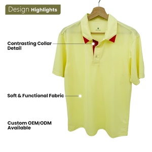 Camiseta de polo de verano OEM para hombre, ropa deportiva ligera y de secado rápido con logotipo personalizado - Product Image 3