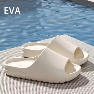 EVA morbido punta aperta da donna scivoli sandali antiscivolo all'ingrosso Logo personalizzato <span class=keywords><strong>casa</strong></span> leggera per pantofole per l'estate e l'autunno - Product Image 6