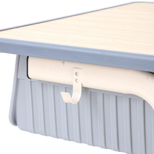 Ensemble de mobilier <span class=keywords><strong>scolaire</strong></span> ergonomique réglable en hauteur de type C, bureau et chaise pour les projets des écoles secondaires - Product Image 2