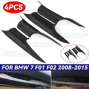 มือจับประตูภายในรถยนต์สำหรับ BMW F01 F02 ซีรีส์ 7 รุ่น 730 750 ปี 2008-2015 ด้านหน้า ด้านหลัง ซ้าย ขวา สีดำ มือจับแผงประตูด้านใน - Product Image 2