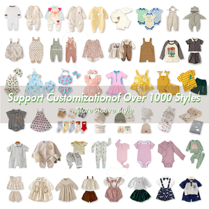 Nueva personalización Color Tamaño Ropa de bebé recién nacido Rib Cotton Baby Pijamas Vestidos anudados Manga larga Bambú gris con sombrero - Product Image 6