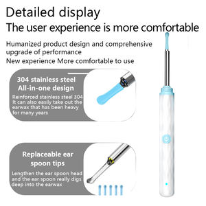Strumento per la Rimozione del Cerume con Telecamera per Bambini e Adulti, Pulitore Auricolare Wireless con Telecamera HD - Product Image 4