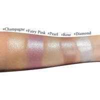 Poudre de maquillage végane naturelle longue tenue waterproof 5 couleurs, fard à paupières illuminateur, paillettes pour le visage, illuminateur scintillant, marque privée