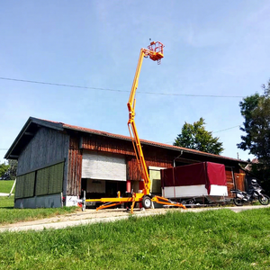 Elevador de pluma remolcable montado en remolque telescópico <span class=keywords><strong>12M</strong></span> a 22M Plataforma de trabajo aéreo Elevador de hombre - Product Image 1