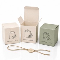 Boîtes cadeaux pour bougies en plusieurs tailles, emballage personnalisé avec logo imprimé pour les marques de bougies en gros
