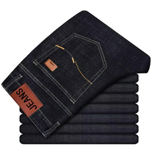 Jeans de Hombre Casuales, Ajustados, Rectos, Elásticos, de Talla Grande, al Por Mayor de Fábrica - Product Image 4