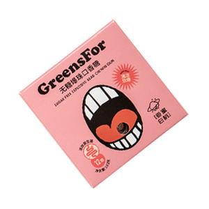 Popping Beads Bubble Chewing Gum Ambientador con sabor a menta Cápsulas de menta Caramelo fresco sin azúcar - Product Image 2