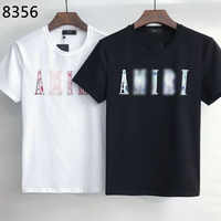 Vêtements de marque de luxe en solde, t-shirt à manches courtes avec logo personnalisé, fabriqué en tissu tissé de luxe