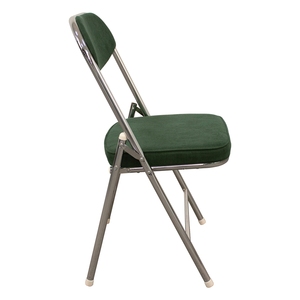 La mejor silla plegable de tela metálica ligera, colorida, para interiores y exteriores, para eventos, para cenar, café, boda, iglesia, Popular para - Product Image 2