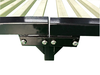 HANGJIA Gymnastik-Turnstange Bodenstange aus Fiberglas FRP mit Stahlkonstruktion XPE Teppichmatte 42FT*6FT Modell HANGJIA-ROD im Angebot