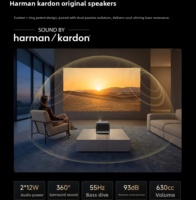 Proyector Láser 4K XGIMI RS30 Ultra Max para Cine en Casa y Videojuegos, Relación de Contraste de 7000:1, Brillo de Pantalla de Alta Ganancia de 6800 ISO, 10000 ISO