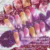 Vernis à ongles gel effet œil de chat personnalisé avec logo, 60 couleurs, longue durée, effet miroir, sans HEMA, sans TPO, pour salon de manucure