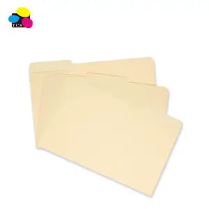 Best quality Vivid Colors 100pcs per box Top Reinforced Tabs Manila Folder For School/Office