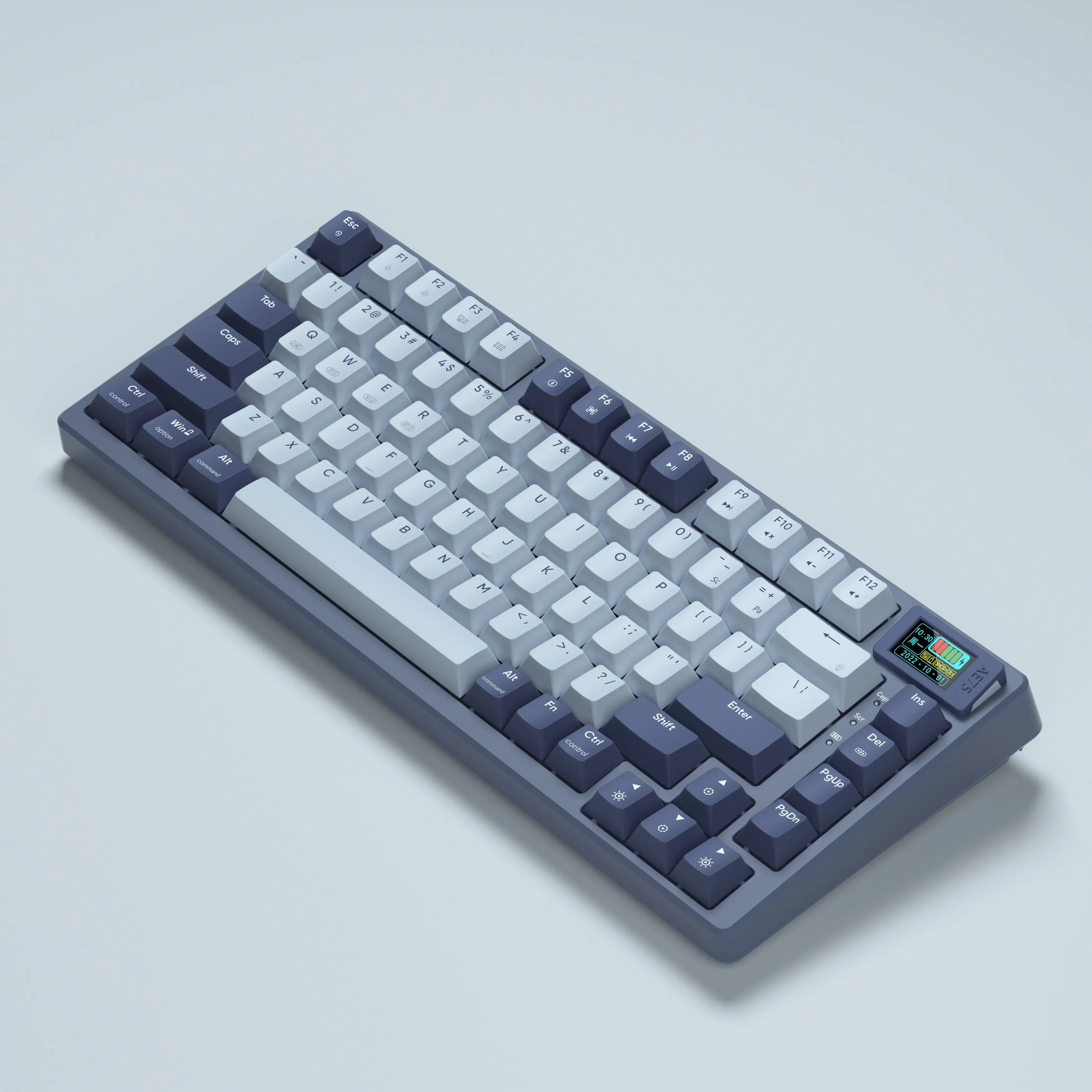 Teclado mecânico Star K82 sem fio para jogos de escritório com teclas PBT de altura OEM hot-swap de modo duplo