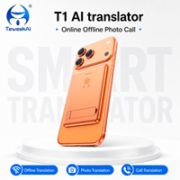 Dispositif linguistique portable T1 Ai, 150 langues, traduction en temps réel, application transversale, enregistrement vocal, vidéo et photo hors ligne, réunion, voyage