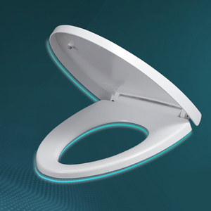 <span class=keywords><strong>Tapa</strong></span> de inodoro <span class=keywords><strong>universal</strong></span> en forma de U de plástico PP blanco duradero de alta densidad con cierre suave para proyectos de apartamentos al por mayor - Product Image 3