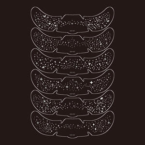 Patchs de maquillage à paillettes pour taches de rousseur Autocollant de tatouage pour visage Transfert d'eau Golden Silver Freckle Party Stage Halloween Christmas - Product Image 4