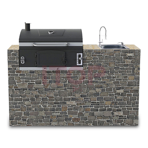 Barile automatico pieghevole griglia giapponese campeggio esterno cortile cottura griglia in <span class=keywords><strong>legno</strong></span> scatola per griglia a carbone - Product Image 1