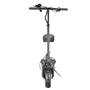 Scooter électrique tout-terrain avec siège, double suspension, frein à disque, pneus larges, E-Scooter - Product Image 6