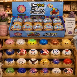 USA Patriotic steamed bun Squishy <b>Toy</b> for <b>Supermarkets</b> Chain Stores Independence Day Gift Private Label OEM ODM Bulk Wholesale - Product Image 6