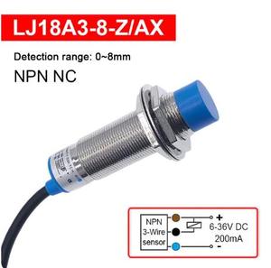 Interruttore <span class=keywords><strong>di</strong></span> Prossimità LJ18A3 NPN PNP NO NC M18 <span class=keywords><strong>Sensore</strong></span> Cilindrico <span class=keywords><strong>di</strong></span> <span class=keywords><strong>Avvicinamento</strong></span> AX AY BX by CX CY 2/3/4 Fili - Product Image 4