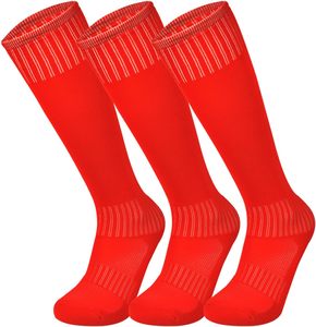 Calcetines atléticos de béisbol Softball para niños y niñas, calcetines deportivos hasta la rodilla para correr, calcetines atléticos transpirables para niños y niñas - Product Image 3