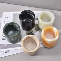 Porte-encens de luxe arabe en marbre onyx pour Bakhoor aromatique, décoration d'intérieur pour maison, église, bureau, aromathérapie, printemps, été, automne
