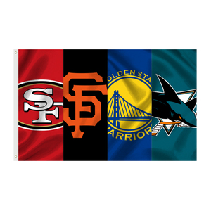 Tùy chỉnh 3X5FT San Francisco đội bóng đá cờ cho niners cờ San Francisco giants SAN JOSE cá mập 49ers cờ - Product Image 2